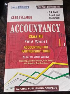 Class 12 Accountancy Text