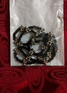 Ankelet Black And Silver
