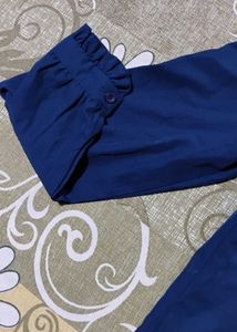 Ruffled Blue Shirt Urbanic