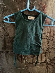 Green Crop Top