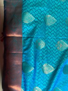 New Kanjivaram Saree With Blouse Piece