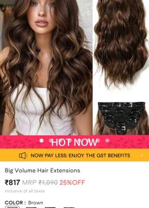 SAVANA Voluminous Brown Hair Extensions