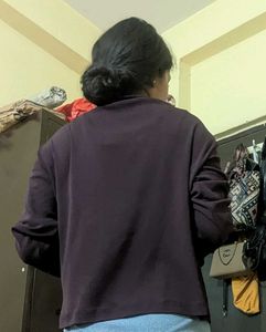Burgundy Long Sleeve Top