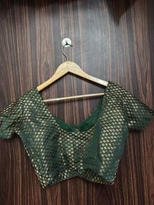 Green Silk Blouse