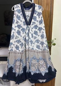 Boutique Made Floral Print Dress, Size - 34-36