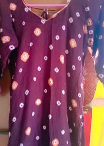 Bandhani Print Kurti