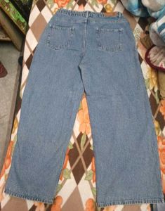 Wide Leg Denim Jeans