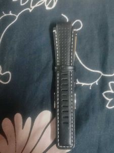 Black Leather Watch Strap