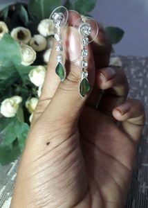 Blue Necklace And Earrings Set