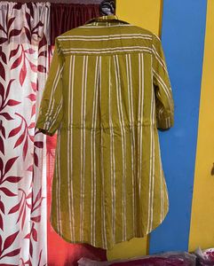 Striped Shirt Dress