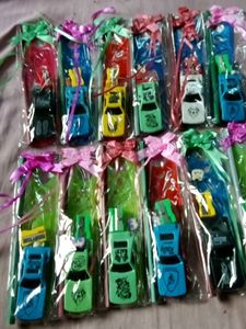 Brand New 12 Stationery Sets With Toy Car