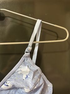 Cute Polar Bear Print Bra