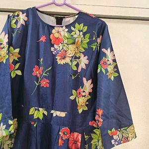 Floral Print Midi Dress