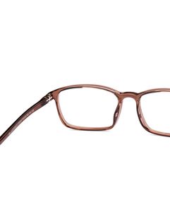 Transparent Brown Full Rim Rectangle Lenskart Air