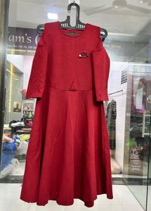 Red Fit & Flare Dress