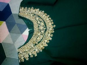 Green Embroidered Salwar Kameez