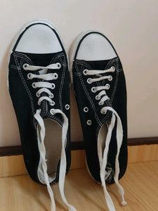 Classic Black Sneakers