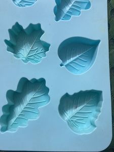 6 Pack Leaves Silicon Candy &amp; Resin Mould
