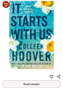 It Starts With Us by Colleen Hoover