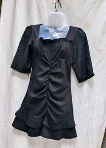 36259. Black Mini Dress