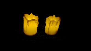 Melted LED Plastic Light