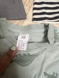 Hnm T-shirts 12-18 Months