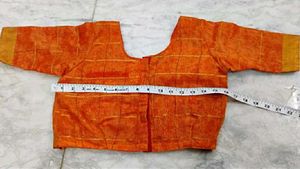 Orange color Cotton Blouse