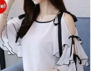 Chic White Cold Shoulder Top