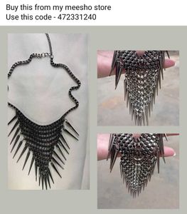 Metal Party Wear Necklace