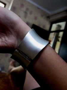 Silver Tone Cuff Bracelet