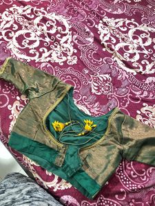 Elegant Yellow &amp; Green Saree