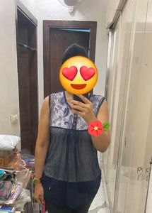 Paisley Sheer Sleeveless Top