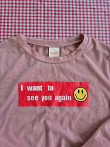 Urbanic pink crop top