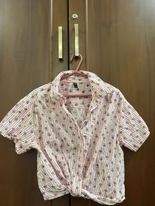 Striped & Floral Women's Shirt