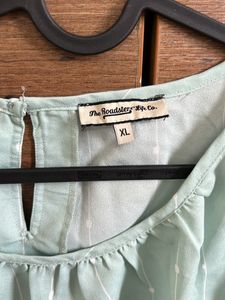 A Nice Green White Striped Top