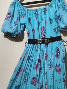 Floral Print Midi Dress XL size