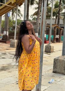 Sunny Vibes Yellow One-Piece Frock | Comfy&amp;preety