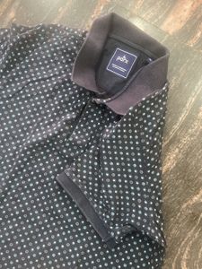 Patterned Polo T-Shirt