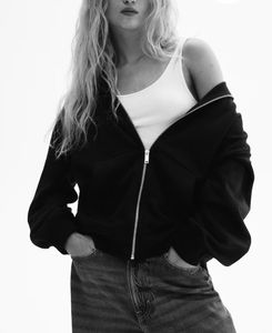 H&amp;M Black Zip-Up Hoodie