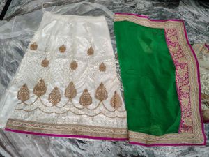 Half Georgette Saree