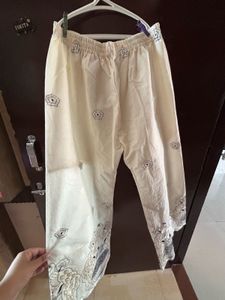Embroidered White Ethnic Coord Set From Jaipur