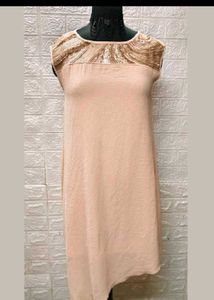 Peach Shift Dress