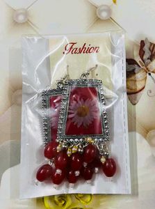 Floral Drop Earrings 2 Pairs Combo
