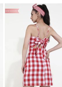 Red And White Dress 👗