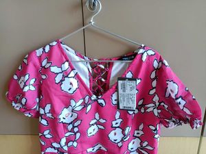 FabAlley Pink Floral Dress