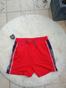 Jack &amp; Jones Red Athletic Shorts