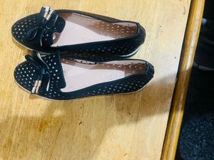 Corsica Black Flats - Size 7