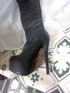 high Black Platform Boots