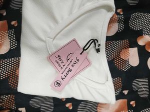 White Long Sleeve Top