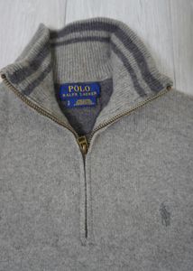 Ralph Lauren Grey half zipper